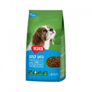 מזון יבש לכלב בונזו גזע קטן 3 ק"ג