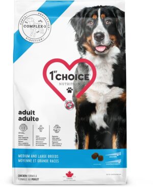 First choice, מזון לכלב בוגר גזע בינוני 14 ק"ג
