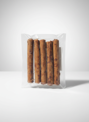 חטיף לכלב GOLDEN PANDA 7" NON-HIDE PEANUT BUTTER FLAVOR ROLLS